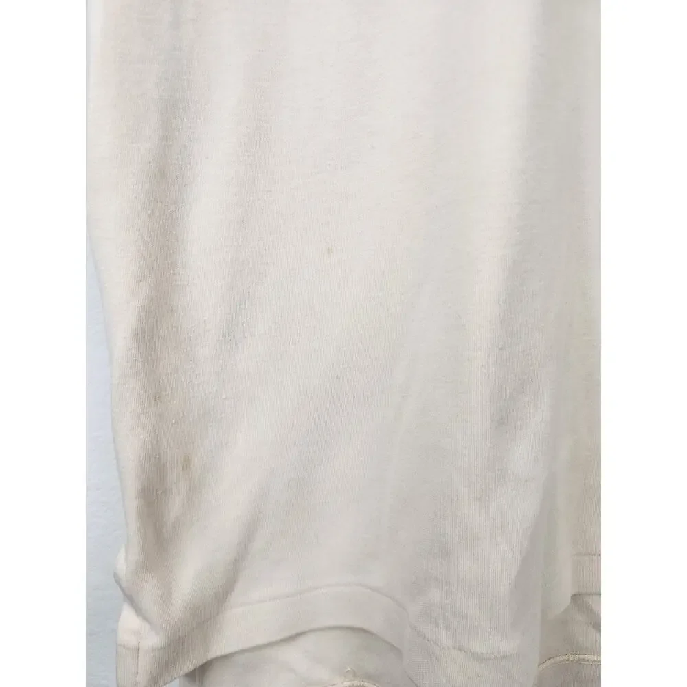 Vintage Polo by Ralph Lauren Polo T-Shirt Cream Men Size Small Short Sleeve